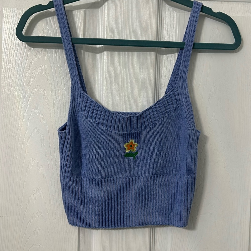 Pacsun LA Hearts Knit Crop Tank Top